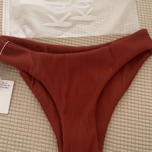 COPY - KULANI KINIS Clay Ribbed Bikini Bottom